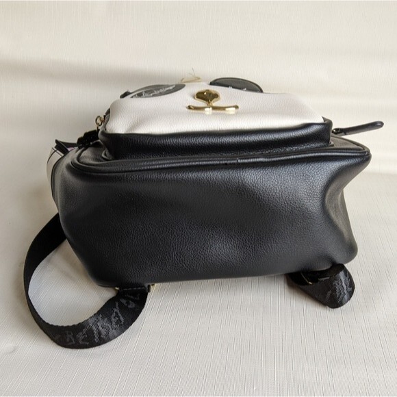 Luv Betsey by Betsey Johnson Bag Unicorn Backpack Black Black & White Style - Picture 8 of 12